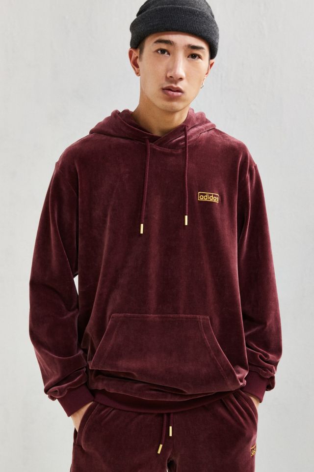 adidas Velour Sweatshirt Urban Outfitters