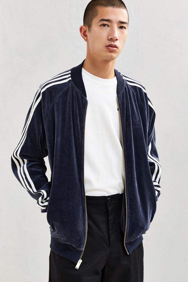adidas Velour Track Jacket | Urban Outfitters