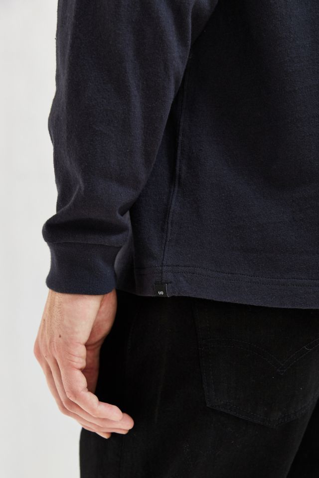 UO Box Drop Shoulder Solid Long Sleeve Tee #1