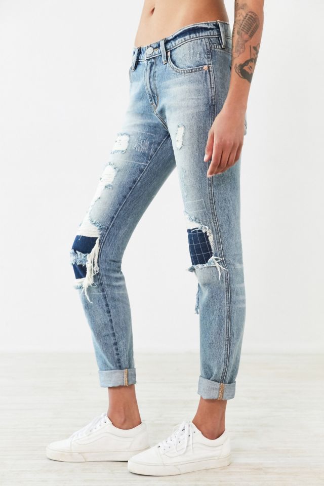BDG Contrast Patch Slim Boyfriend Jean #3