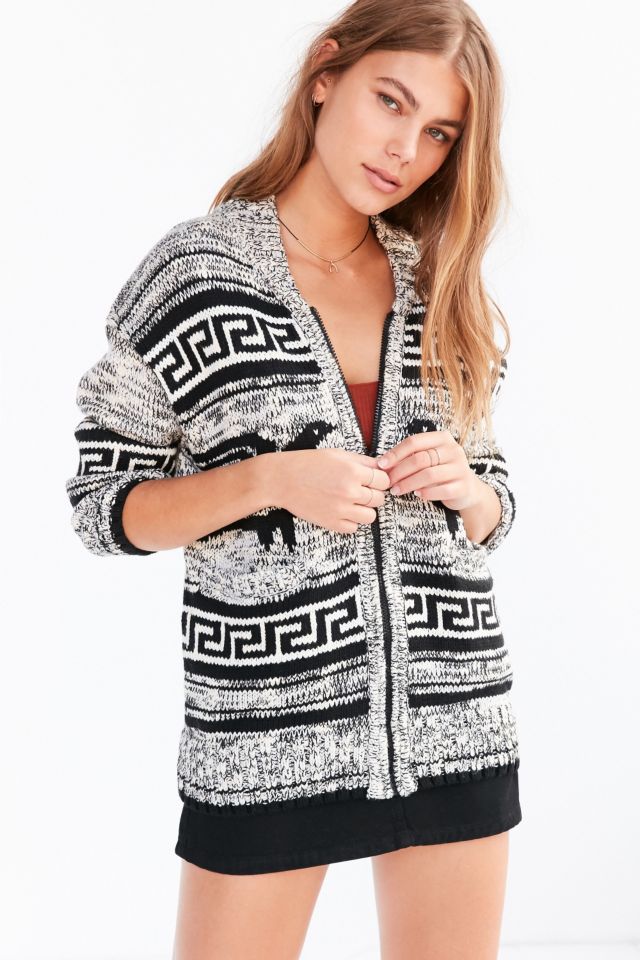 OBEY Eirine Zip-Up Cardigan Sweater #3