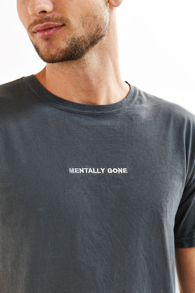 Mentally Gone Embroidered Tee Urban Outfitters Canada