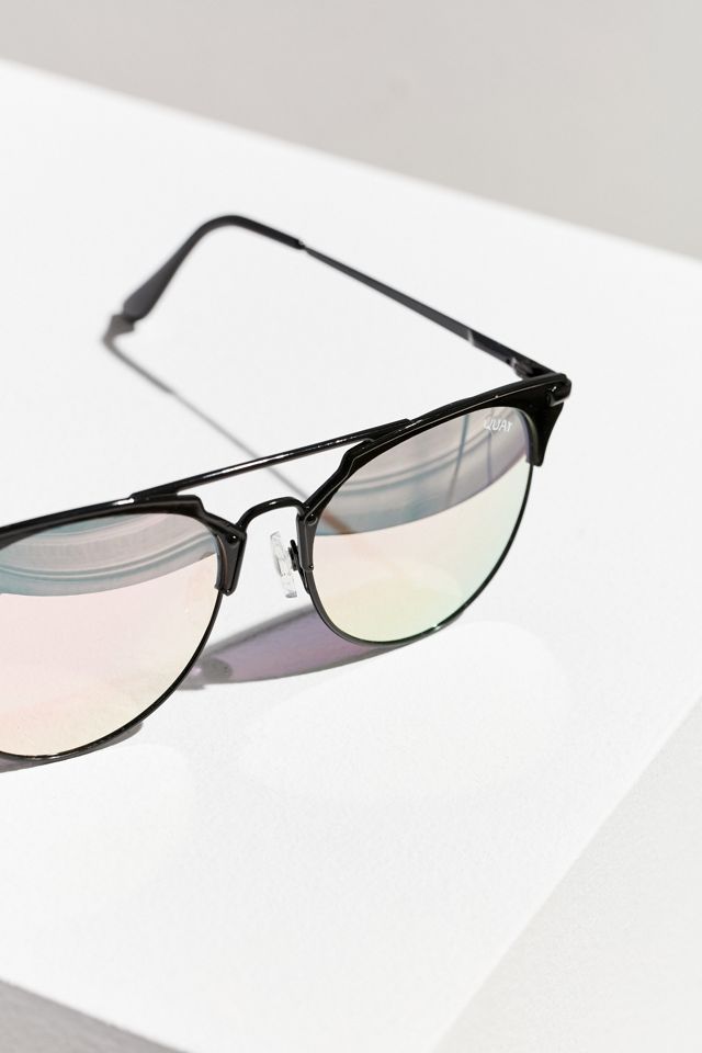 Quay X Chrisspy Gemini Rose Sunglasses | Urban Outfitters display picture 1
