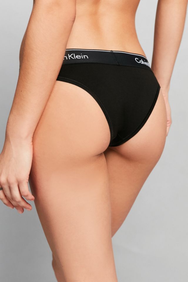 Briefs HIGH LEG TANGA Calvin Klein Underwear, Black