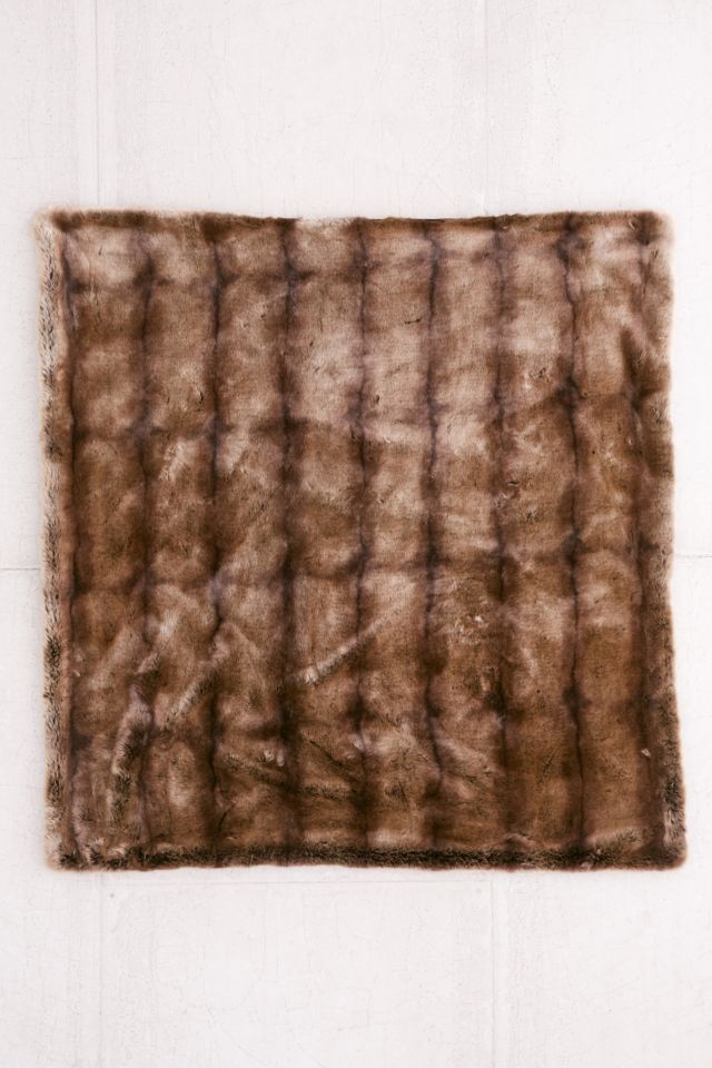Faux Puma Fur Throw Blanket #2