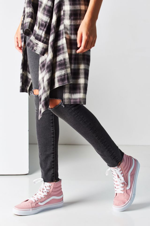 Vans Pink Sk8-Hi Slim Sneaker #1
