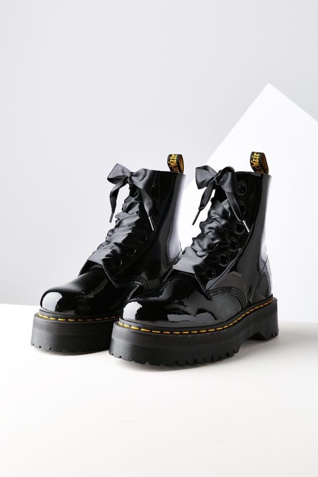 Black patent molly store lolita boots