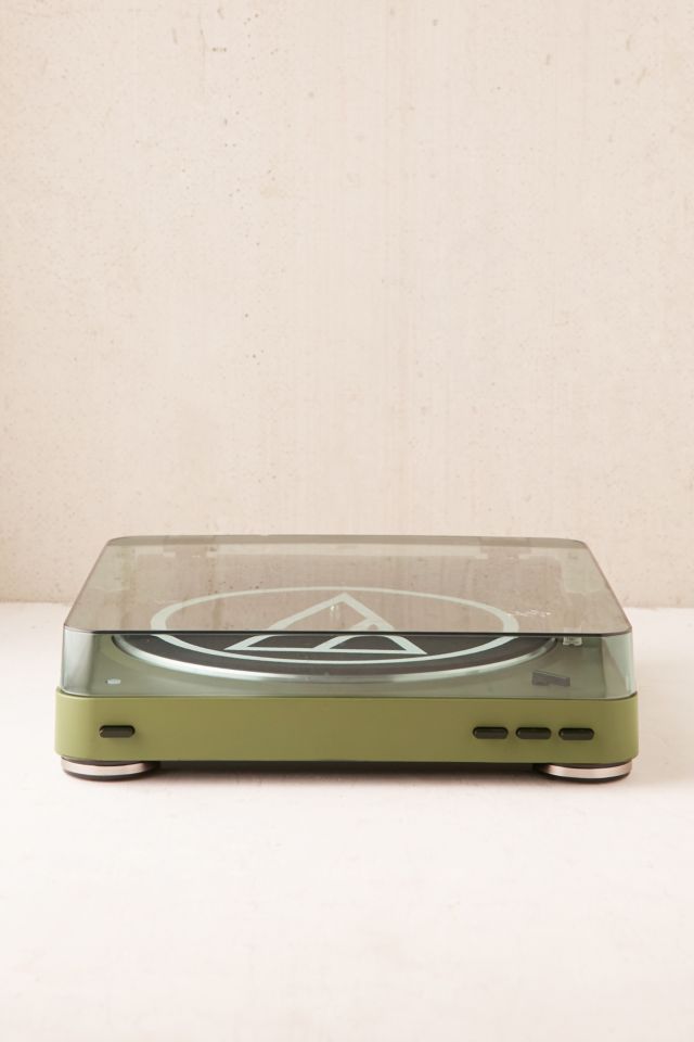 Audio-Technica X UO Olive AT-LP60 Bluetooth Record Player #1