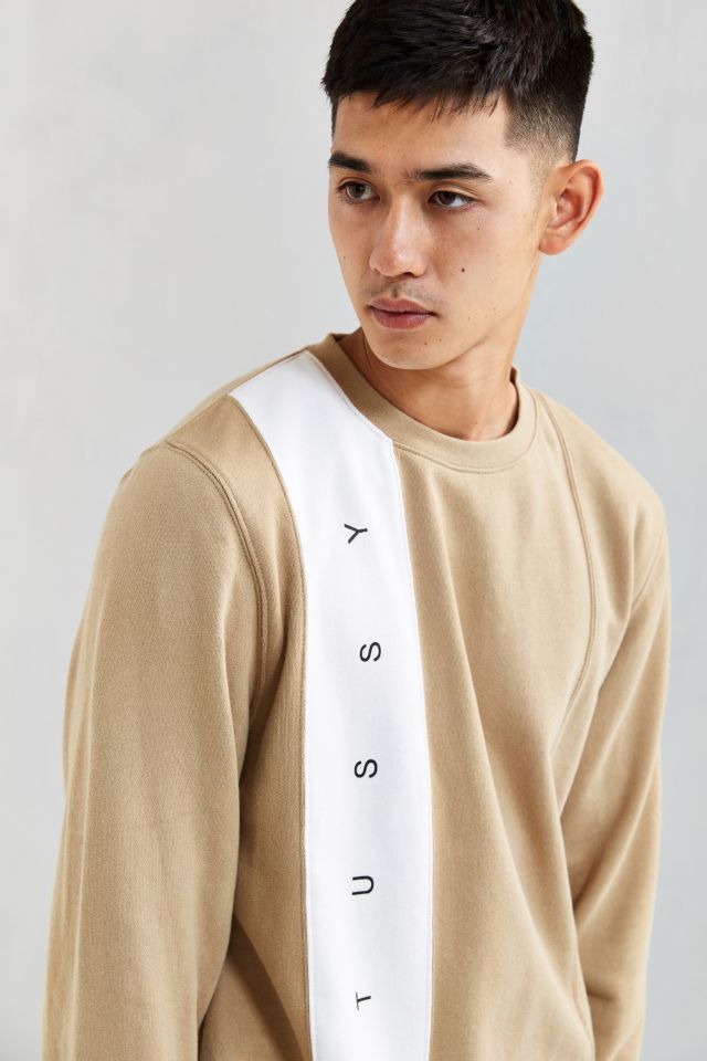 Stussy Paneled Crew Neck Sweatshirt #1