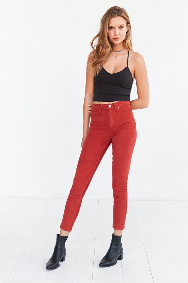 BDG Twig Corduroy High-Rise Skinny Pant | Urban Outfitters