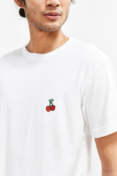 Embroidered Cherry Tee | Urban Outfitters