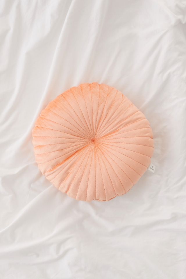 Shelly Round Velvet Pillow #1