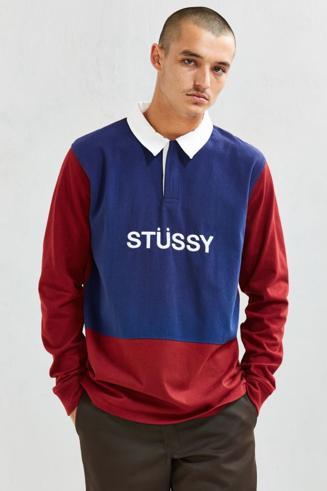 Maillot de rugby à empiècement Stussy #1