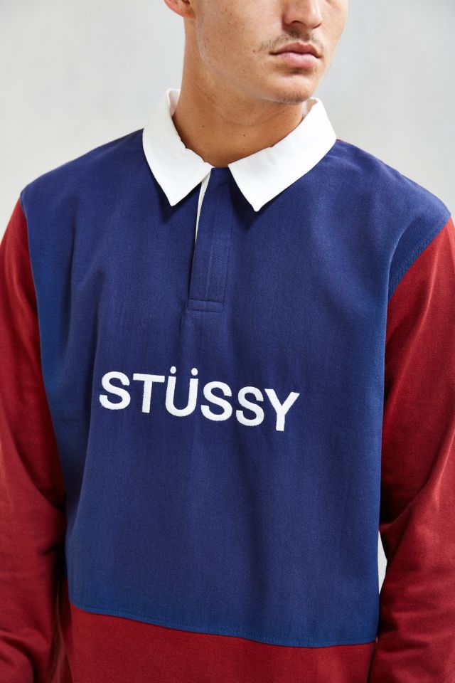Maillot de rugby à empiècement Stussy #4