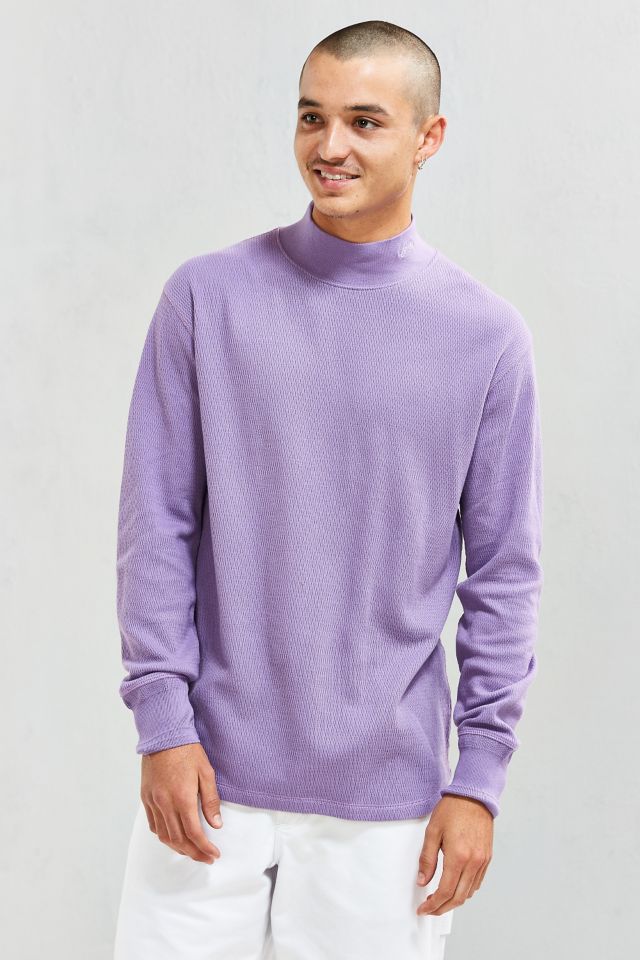 Stussy Mock Neck Thermal Long Sleeve Tee #1