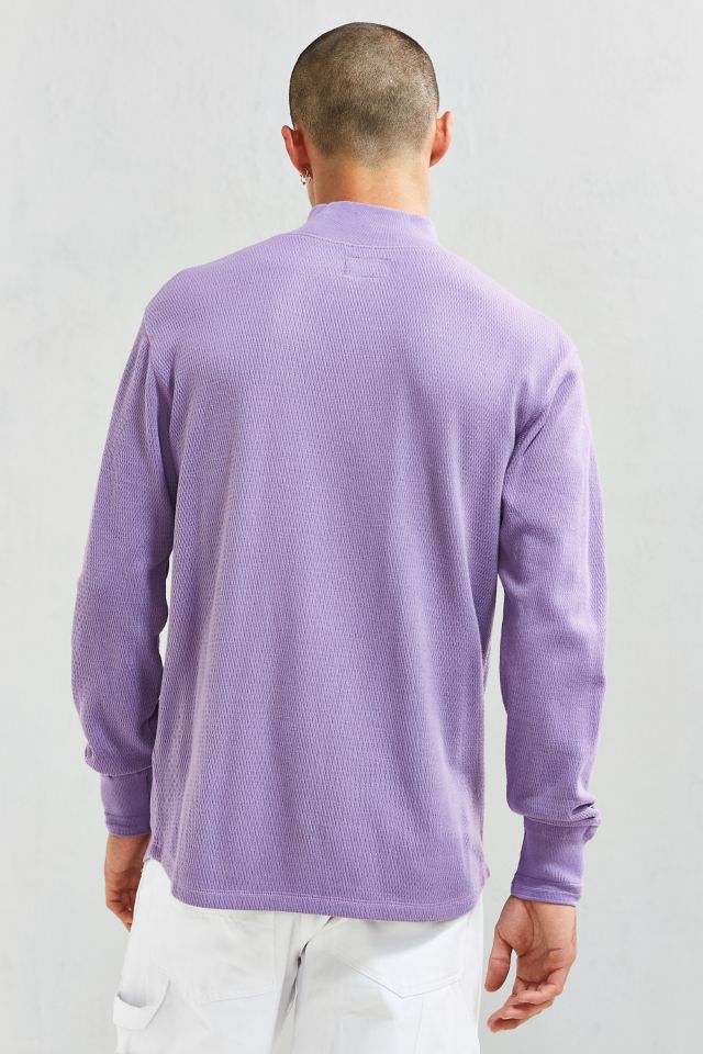 Stussy Mock Neck Thermal Long Sleeve Tee #3