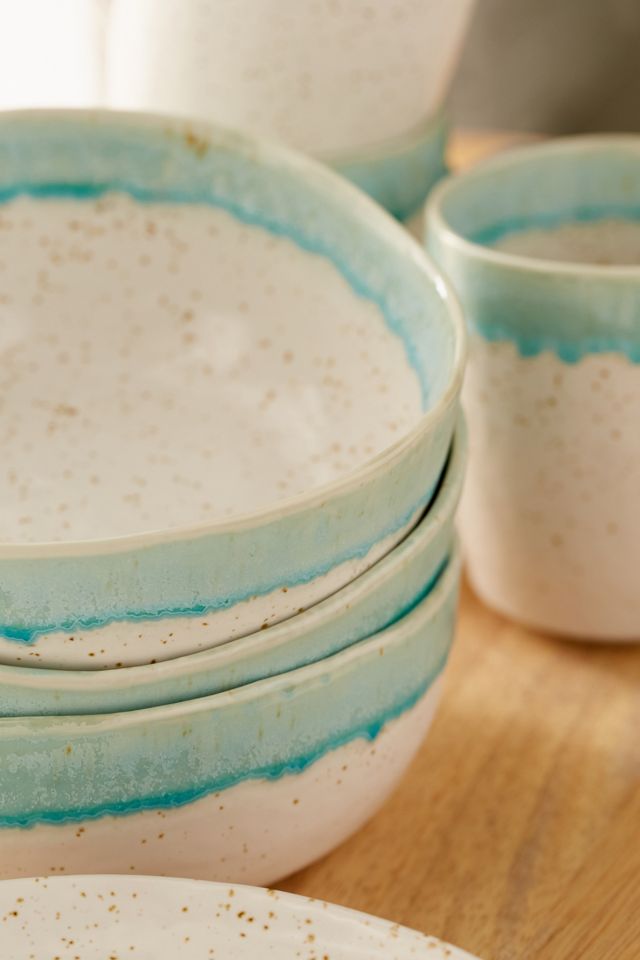 12-Piece Speckle Reactive Glaze Dinnerware Set #2