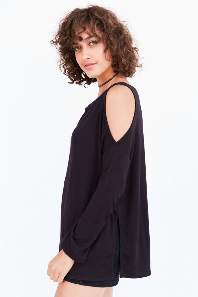 Silence + Noise Falun Cold Shoulder Pullover Sweatshirt #1