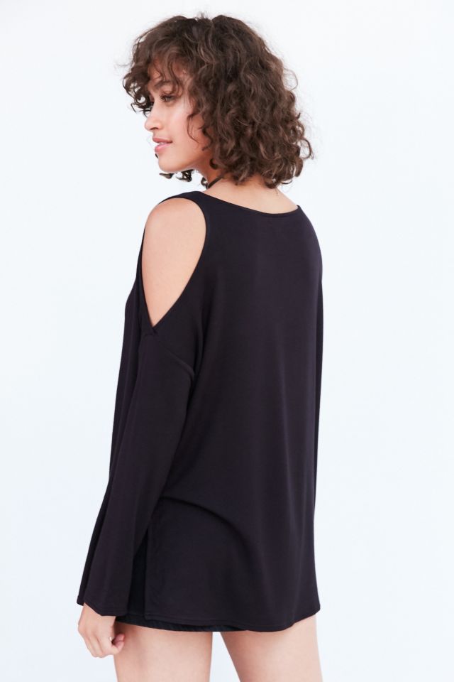Silence + Noise Falun Cold Shoulder Pullover Sweatshirt #3