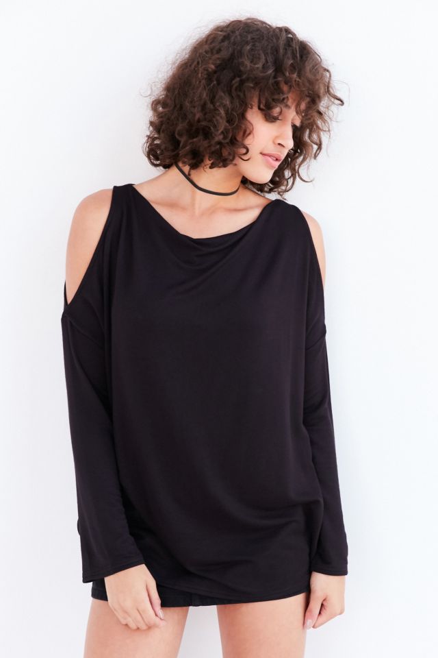 Silence + Noise Falun Cold Shoulder Pullover Sweatshirt #5