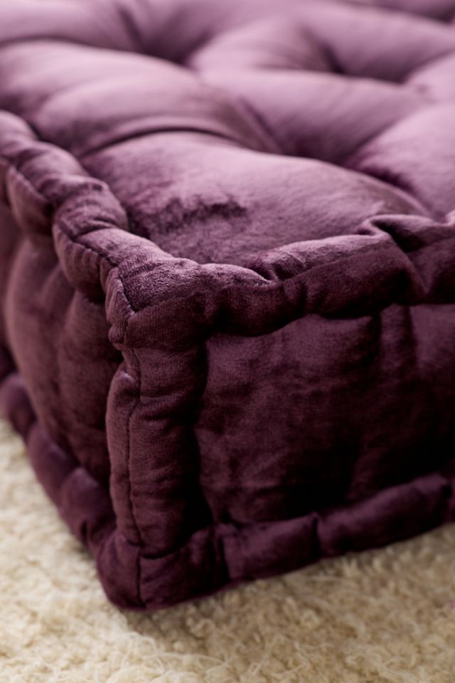 Ruthie Velvet Floor Pillow #1