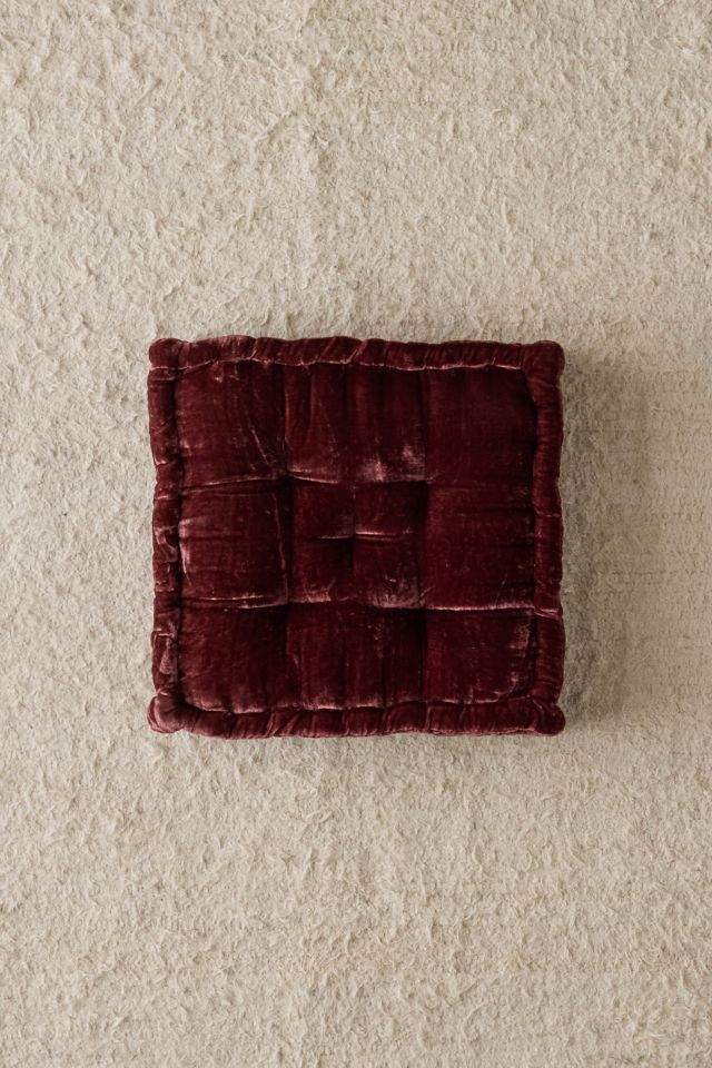 Ruthie Velvet Floor Pillow #1