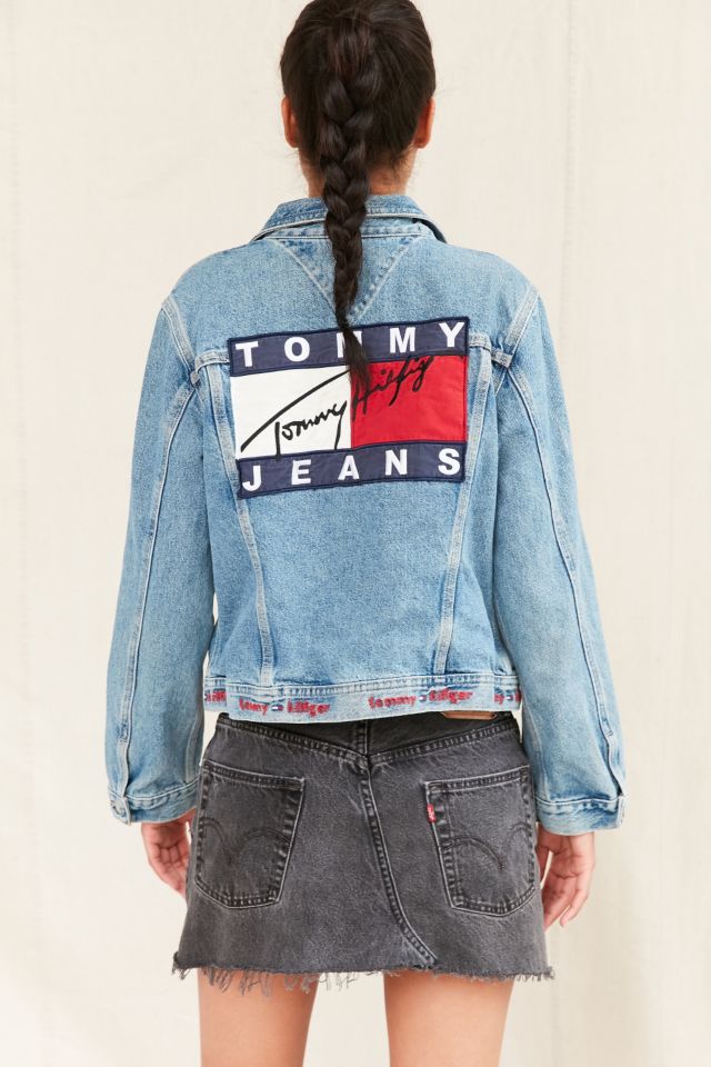 Vintage tommy jean jacket sale