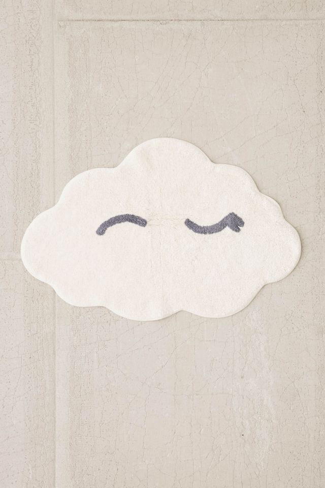 Winking Cloud Bath Mat #1