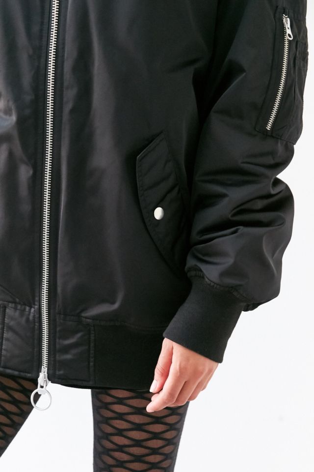 Silence + Noise Venice Oversized Bomber Jacket #2