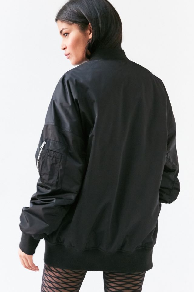 Silence + Noise Venice Oversized Bomber Jacket #4