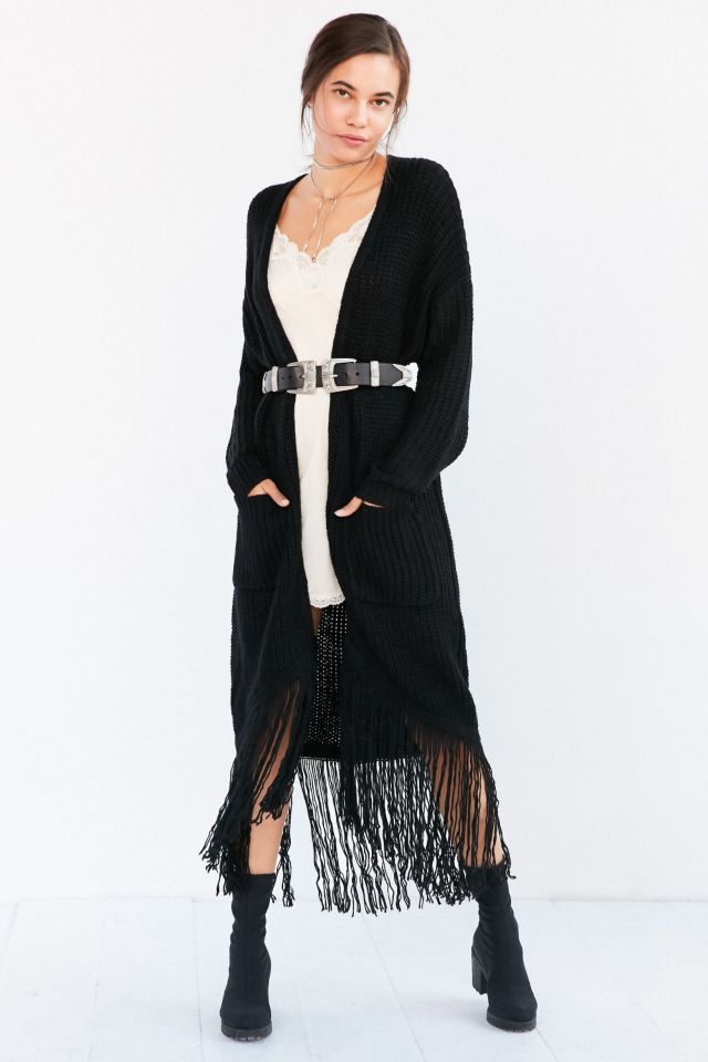 ASTR Frances Fringe Duster Cardigan #5
