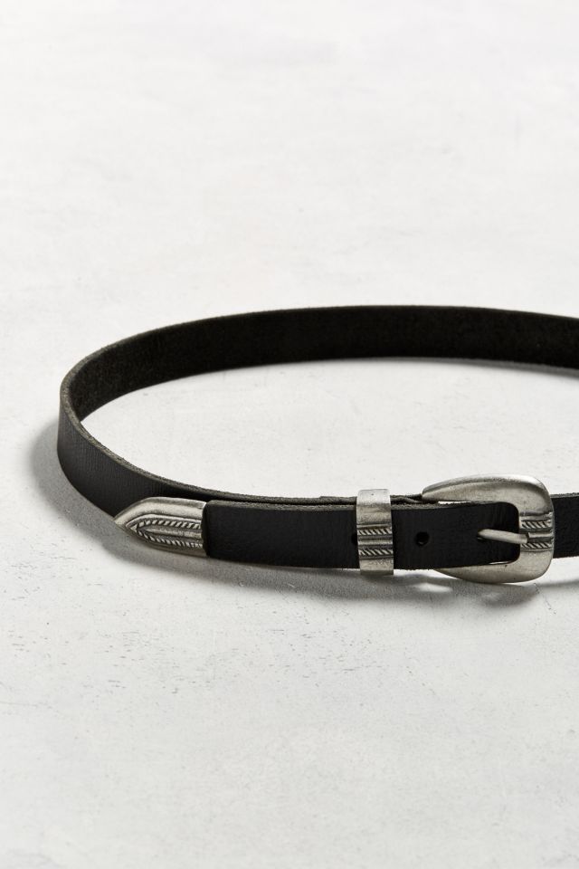 UO Metal Tipped Leather Belt #1