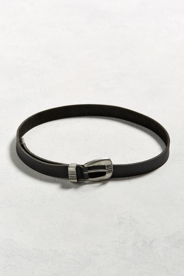 UO Metal Tipped Leather Belt #2