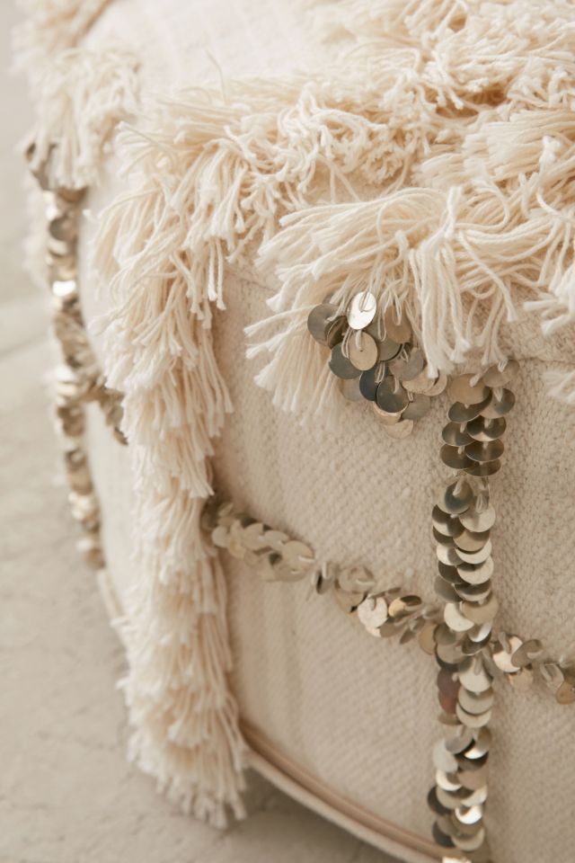 Coin Pillow Pouf #2