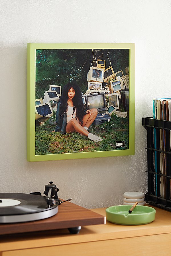 Urban Outfitters 12.5x12.5 Album Frame In Chartreuse