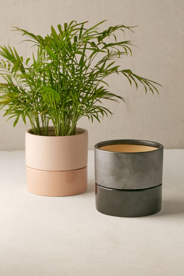 Madison 6" Planter + Drainage Tray Set Urban Outfitters Canada