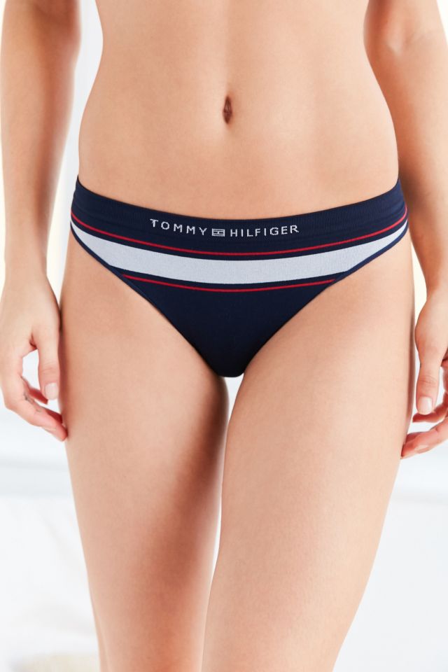 TOMMY HILFIGER Women's Sport SEAMLESS THONG sleek silhouette without s –  HiPOP Fashion