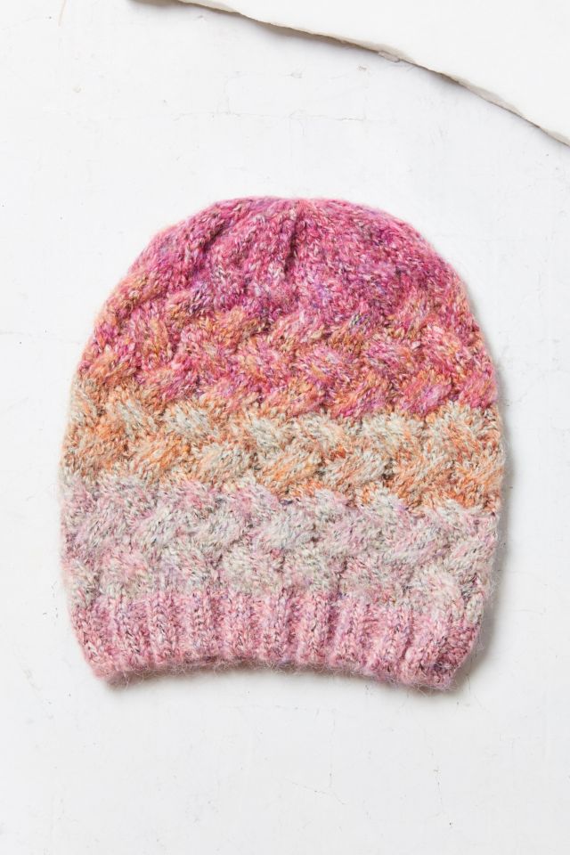 Slouchy Crosshatch Knit Beanie #1