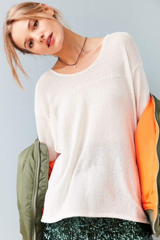 Chandail tunique asymétrique Blaire Kimchi Blue #1