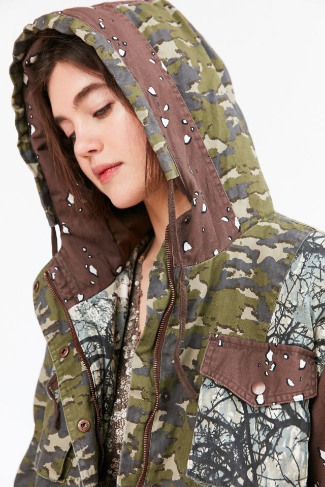 BDG Jigsaw Patchwork Camo Utility Jacket #1