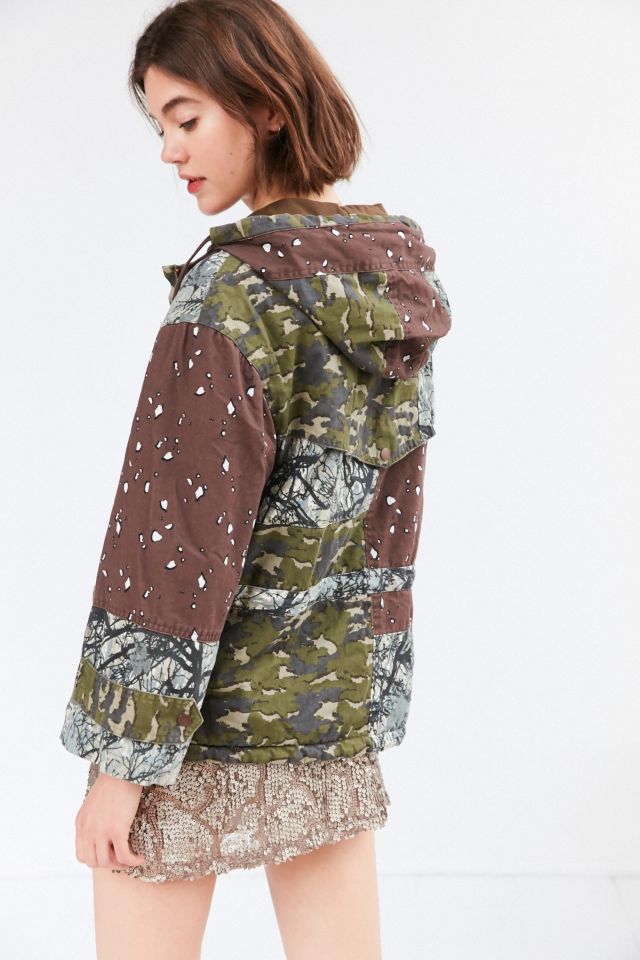 BDG Jigsaw Patchwork Camo Utility Jacket #3