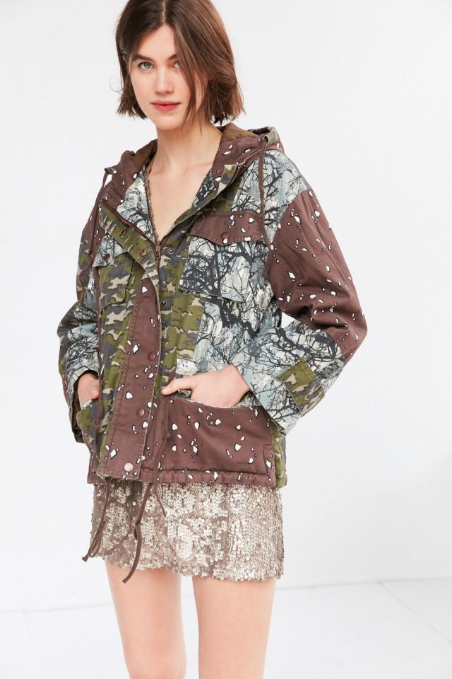 BDG Jigsaw Patchwork Camo Utility Jacket #4