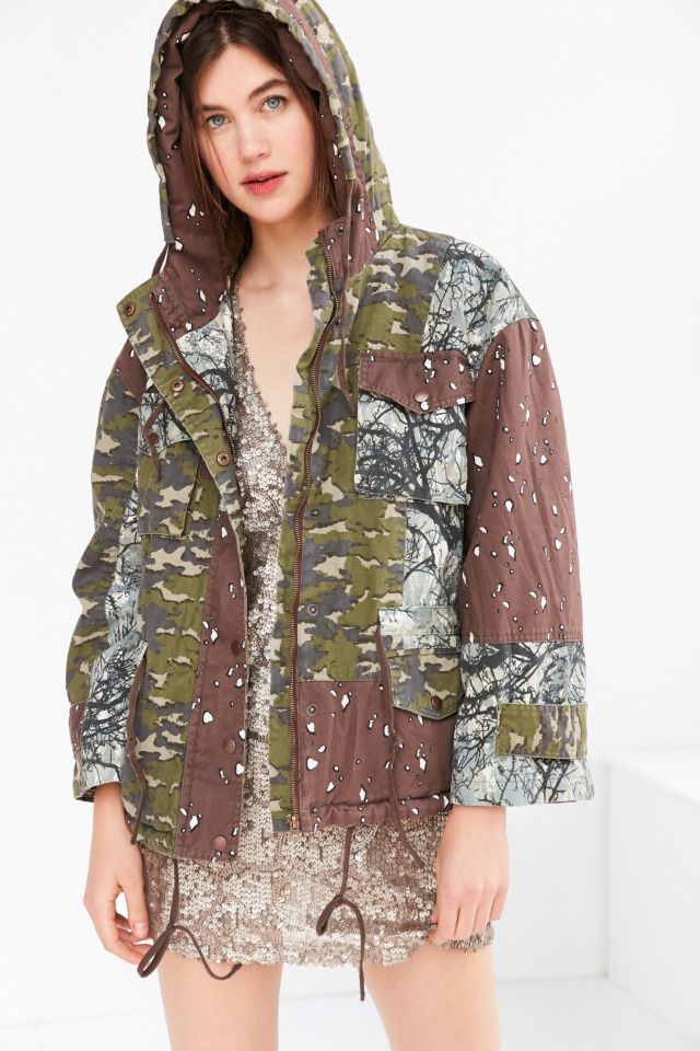 BDG Jigsaw Patchwork Camo Utility Jacket #5