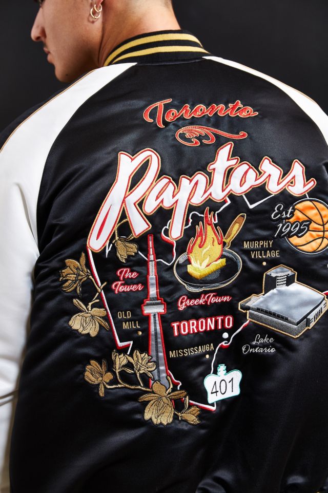 Blouson souvenir Raptors de Toronto NBA Starter Black Label et UO #4