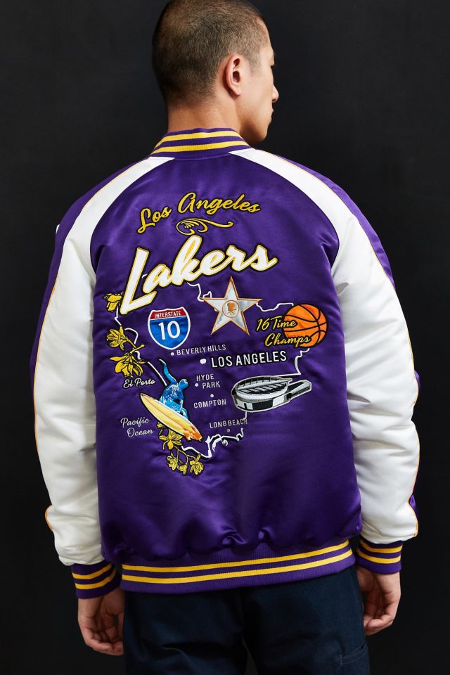 UO Exclusive NBA Bomber Jacket