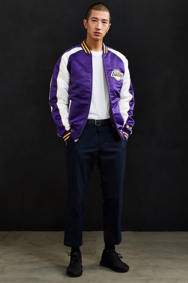 Mitchell & Ness Los Angeles Lakers Lightweight Satin Jacket  Urban  Outfitters Japan - Clothing, Music, Home & Accessories