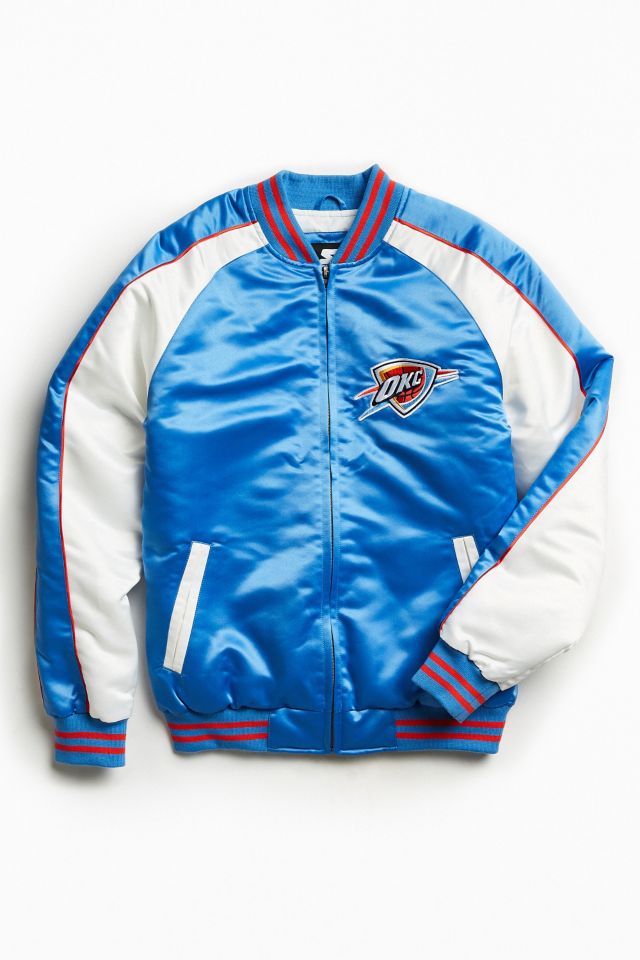 Starter Black Label + UO NBA Oklahoma City Thunder Souvenir Jacket #1