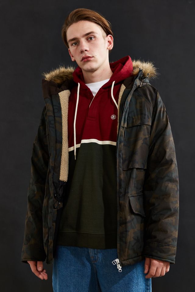 UO Sherpa Lined Lakeshore Parka Jacket