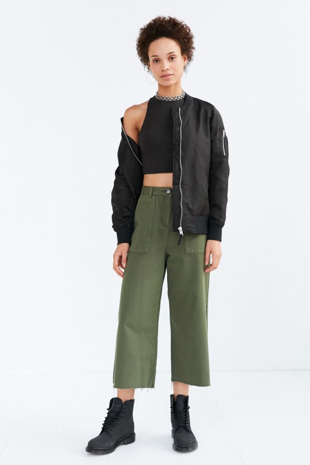 BDG Utility High-Rise A-Line Culotte Pant