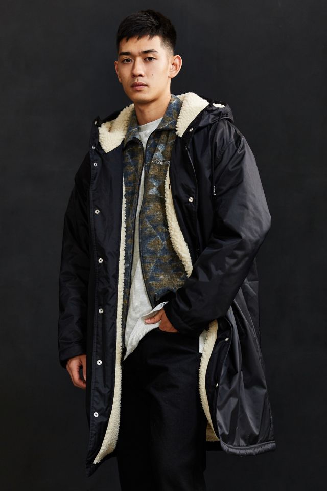 UO Sherpa Lined Sideline Parka Jacket | Urban Outfitters